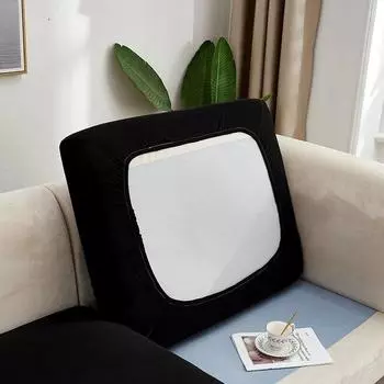 Сплошной цвет, эластичный чехол для дивана, чехлы для дивана для гостиной, съемный эластичный чехол для сиденья, чехла для стула, защита для мебели Normal Size1(S)-1pc