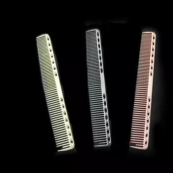 Сплошной цвет, алюминиевая антистатическая расческа для парикмахерских, расческа для стрижки волос