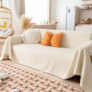 Сплошной цвет, детское бархатное полотенце для дивана, полное покрытие, водонепроницаемый чехол для дивана с защитой от проникновения, универсальный чехол, универсальная нескользящая подушка на четыре сезона 70*70cm