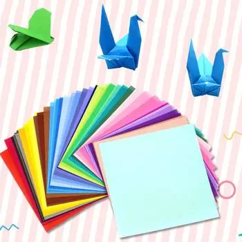 Сплошной цвет для детских подарков канцелярские принадлежности бумага для поделок оригами бумага DIY скрапбукинг материал 10cm