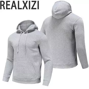 Сплошной цвет флисовые толстовки для мужчин и женщин, свитера с длинными рукавами, свободные повседневные толстовки с капюшоном, толстовки с круглым вырезом, нижние рубашки, пуловеры S