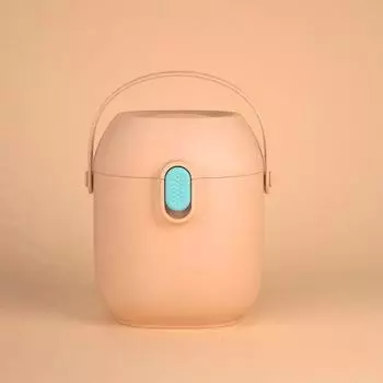 Сплошной цвет, контейнер для детского сухого молока с ложкой, портативный контейнер для хранения детской еды, коробка для закусок для новорожденных, предметы первой необходимости None зелёный