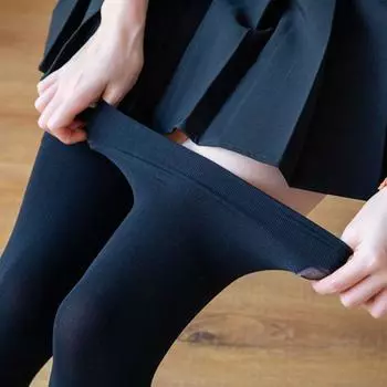 Сплошной цвет, модный дизайн, длинные чулочно-носочные изделия выше колена, женские чулки JK, униформа, носки до середины икры белый