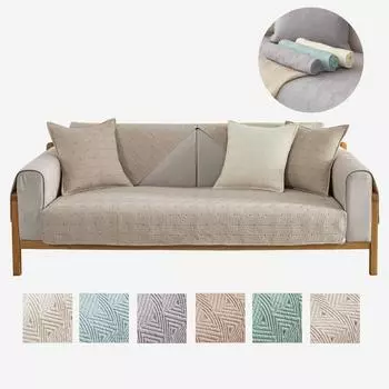 Сплошной цвет, нескользящий чехол для дивана, мягкая подушка для дивана, полотенце для гостиной, мебельный декор, чехлы, чехлы для диванов