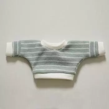 Сплошной цвет, одежда для куклы, майка, хлопок, без атрибутов, одежда для куклы, владелец куклы green-stripe