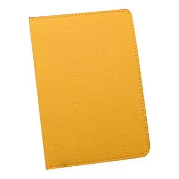 Сплошной цвет портативный чехол для паспорта ID карты держатель протектор органайзер жёлтый
