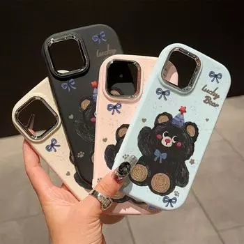 Сплошной цвет с серебряным краем линзы, жирный корпус, Мягкий ТПУ, жидкий силиконовый чехол, противоударный чехол для телефона для Xiaomi Redmi Samsung Redmi 10 синий