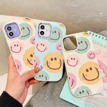 Сплошной цвет с серебряным краем линзы, жирный корпус, мягкий жидкий силиконовый чехол из ТПУ, противоударный чехол для телефона для Huawei Honor iPhone Infinix Tecno Vivo iPhone 13 розовый