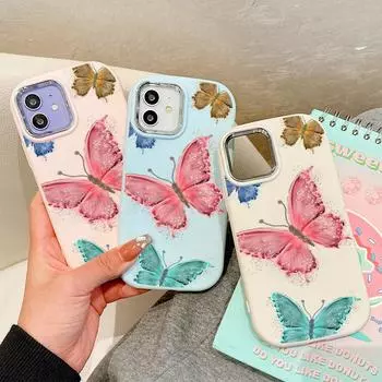 Сплошной цвет с серебряным краем линзы, жирный корпус, мягкий жидкий силиконовый чехол из ТПУ, противоударный чехол для телефона для Huawei Honor iPhone Infinix Tecno Vivo Infinix Smart 8 Pro розовый