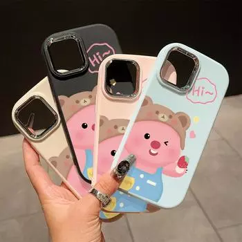 Сплошной цвет с серебряным краем линзы, жирный корпус, Мягкий ТПУ, жидкий силиконовый чехол, противоударный чехол для телефона для Xiaomi Redmi Samsung Redmi 10 синий