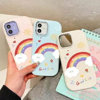 Сплошной цвет с серебряным краем линзы, жирный корпус, мягкий жидкий силиконовый чехол из ТПУ, противоударный чехол для телефона для Huawei Honor iPhone Infinix Tecno Vivo Vivo Y36I 5G розовый