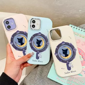 Сплошной цвет с серебряным краем линзы, жирный корпус, мягкий жидкий силиконовый чехол из ТПУ, противоударный чехол для телефона для Huawei Honor iPhone Infinix Tecno Vivo Honor 50 белый