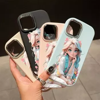 Сплошной цвет с серебряным краем линзы, жирный корпус, Мягкий ТПУ, жидкий силиконовый чехол, противоударный чехол для телефона для Xiaomi Redmi Samsung Redmi Note 11 Pro 5G синий