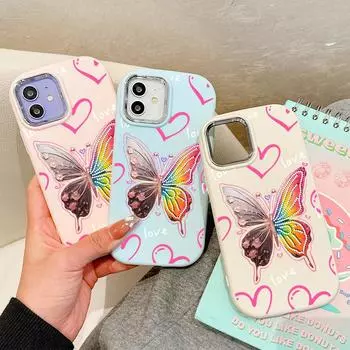 Сплошной цвет с серебряным краем линзы, жирный корпус, мягкий жидкий силиконовый чехол из ТПУ, противоударный чехол для телефона для Huawei Honor iPhone Infinix Tecno Vivo Vivo Y02 розовый