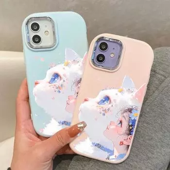 Сплошной цвет с серебряным краем линзы, жирный корпус, мягкий ТПУ, жидкий силиконовый чехол, противоударный чехол для телефона для OPPO Reno Realme OnePlus Realme V50S 5G синий