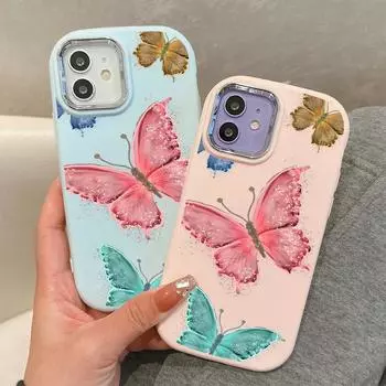 Сплошной цвет с серебряным краем линзы, жирный корпус, мягкий ТПУ, жидкий силиконовый чехол, противоударный чехол для телефона для OPPO Reno Realme OnePlus OPPO A32 розовый