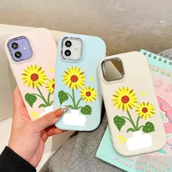 Сплошной цвет с серебряным краем линзы, жирный корпус, мягкий жидкий силиконовый чехол из ТПУ, противоударный чехол для телефона для Huawei Honor iPhone Infinix Tecno Vivo Infinix Smart 6 розовый