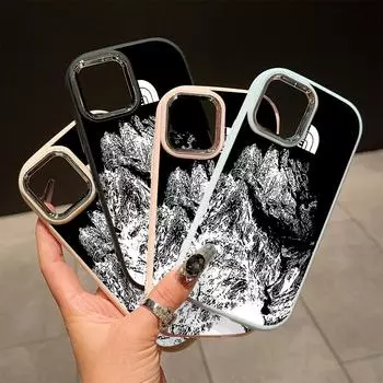 Сплошной цвет с серебряным краем линзы, жирный корпус, Мягкий ТПУ, жидкий силиконовый чехол, противоударный чехол для телефона для Xiaomi Redmi Samsung Redmi A1 Plus белый