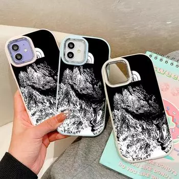 Сплошной цвет с серебряным краем линзы, жирный корпус, мягкий жидкий силиконовый чехол из ТПУ, противоударный чехол для телефона для Huawei Honor iPhone Infinix Tecno Vivo Vivo Y100 5G синий