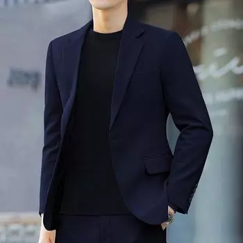 Сплошной цвет, свадебное платье для жениха, вечерние мужские деловые повседневные костюмы в Корейском стиле, модный облегающий комплект из 2 предметов, большие размеры XXXXXXL чёрный