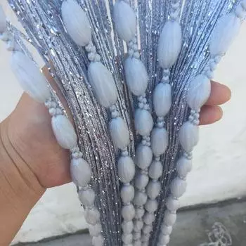 Сплошной цвет, занавеска для двери с кисточками, оконная занавеска с кисточками, занавеска из бисера, домашний декор