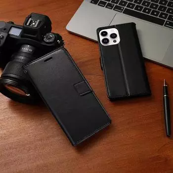 Сплошной цветной кожаный флип-чехол-книжка для Samsung Galaxy A05S A15 A24 A34 A04S A14 A54 S24 Ultra Plus Xiaomi Redmi Note 12 13C iPhone 15 14 Pro Max For Samsung Galaxy A05 розы красного