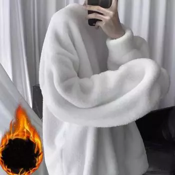 Сплошной цветной мужской топ с круглым вырезом, потрясающая легкая толстовка 2XL чёрный