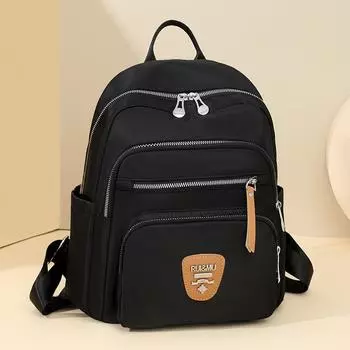 Сплошной цветной рюкзак, женский маленький рюкзак, большая вместительная школьная сумка, сумка с несколькими карманами хаки