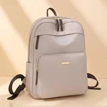 Сплошной цветной рюкзак, женский рюкзак большой емкости, студенческая компьютерная сумка, дорожная школьная сумка чёрный