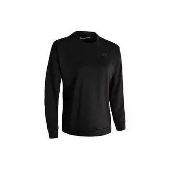 Сплошной пуловер с круглым вырезом Under Armour, женские топы, черный 1361112-001 M