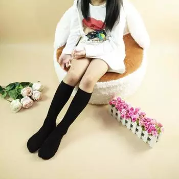 Сплошные детские носки-трубочки, дышащие носки для танцев, новые хлопковые носки, мужские и женские носки 28CM