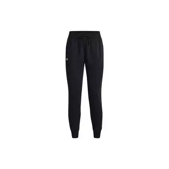 Сплошные джоггеры Under Armour с манжетами и кулиской Женский низ Черный 1379438-001 L
