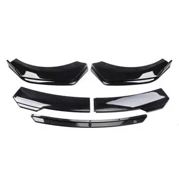 Спойлер бампера для Nissan Note Aura FE13 FSNE13, спойлер для переднего бампера, 4-секционный регулируемый протектор для губ бампера, заглушка для спойлера, отделка, модернизированный Scr