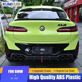 Спойлер для BMW X4 G02 M Performance Style, спойлер для стайлинга автомобиля, материал ABS для спойлера X4, грунтовка и лак багажника белый