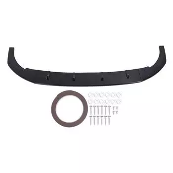 Спойлер на передний бампер, глянцевый черный, улучшенная аэродинамика, комплект для кузова переднего бампера, сплиттер для 8