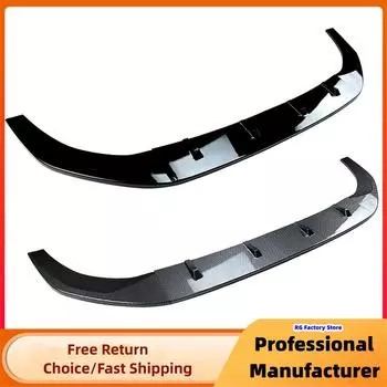 Спойлер на передний бампер Maxton Style для VW Golf MK8 Golf 8 GTI GTD GTE R-Line 2020-2025, диффузор, сплиттер, протектор подбородка