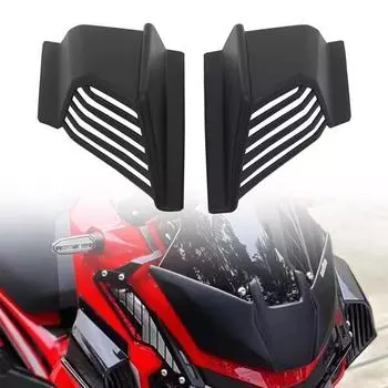 Спойлеры для мотоциклов HONDA ADV150 ADV160 2019-2023 Верхний обтекатель Воздушные дефлекторы Обтекатель Боковое крыло Лобовое стекло Корпус Спойлер чёрный