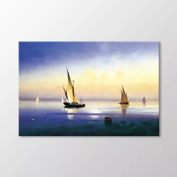 Спокойное утро близ Вико, 1841 Картина