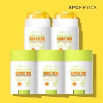 Spometics Green Natural Transparent Sun Stick 23g [SPF50+/PA++++], 5 pcs.