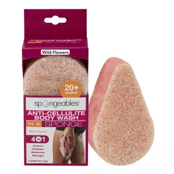 Spongables Shape Sponge Grapefruit Zest Pink Pepper