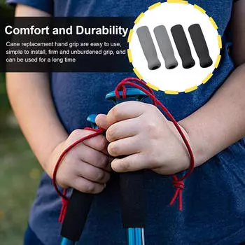 Sponge Crutch Hand Grips Cane for Bicycle Handlebars Tool Handles