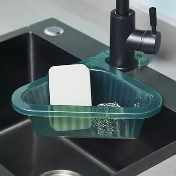 Sponge Drain Rack Draining Sink Filter Basket Sink Storage Sink Filter Shelf Sink Strainer чёрный