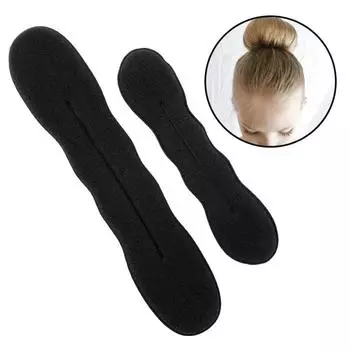 Sponge Hair Styling Tool Plastic Loop Curly Hair Maker Hair Scrunchie Headband Twist Donut Bun Curler Hairbands Hairstyle Tools