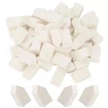 Губка-пуховка для тонального крема, тональная основа, клинья, латексные одноразовые принадлежности для лица, синтетический инструмент, многоразовый инструмент для растушевки тела, свободные ногти