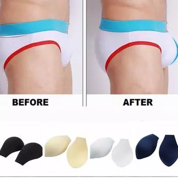 Sponge Soft Swimwear Underwear Insert Pad Padded Pouch Underwear Sponge Briefs