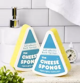 Спонж для душа с сыром «С Новым годом», популярные корейские косметические товары