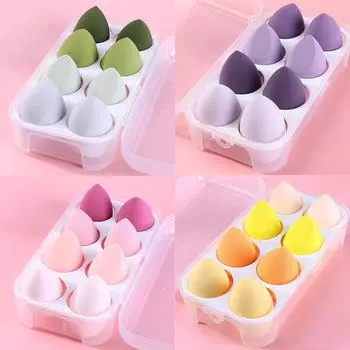 Спонж для макияжа Beauty Egg — двойное назначение, универсальная форма для сухого и влажного нанесения; идеально подходит для воздушной подушки, тональной основы и пуховки. Orange