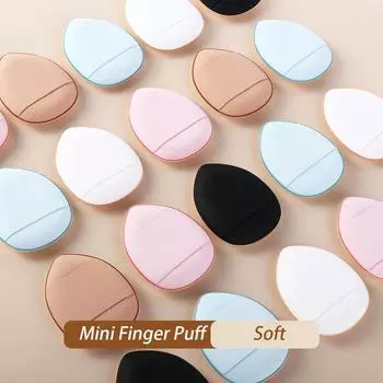 Спонж для макияжа Blender Cosmetic Puff Thumb Air Cushion Puff 7 шт. Мини-спонж для макияжа Finger Puff Sponge белый
