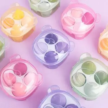 Спонж для макияжа, блендер, косметическое яйцо, косметический спонж, мягкие спонжи для тональной основы, спонж для пудры жёлтый