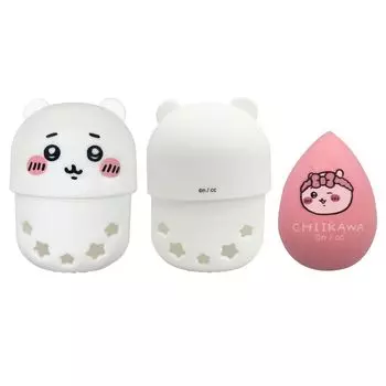 Спонж для макияжа Chiikawa с чехлом CW46276 chiikawa Милый Низкая цена Макияж Нагано 3D Спонж Макияж Тональный крем Жидкая пудра Chiikawa